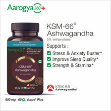 Load image into Gallery viewer, KSM-66® Ashwagandha - 600mg - 60 Vcaps® Plus
