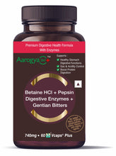 Load image into Gallery viewer, Betaine HCl , Pepsin with Digestive Enzymes Gentian Bitters
