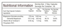 Load image into Gallery viewer, High Absorption Magnesium Glycinate - 720mg - 60 Vcaps® Plus
